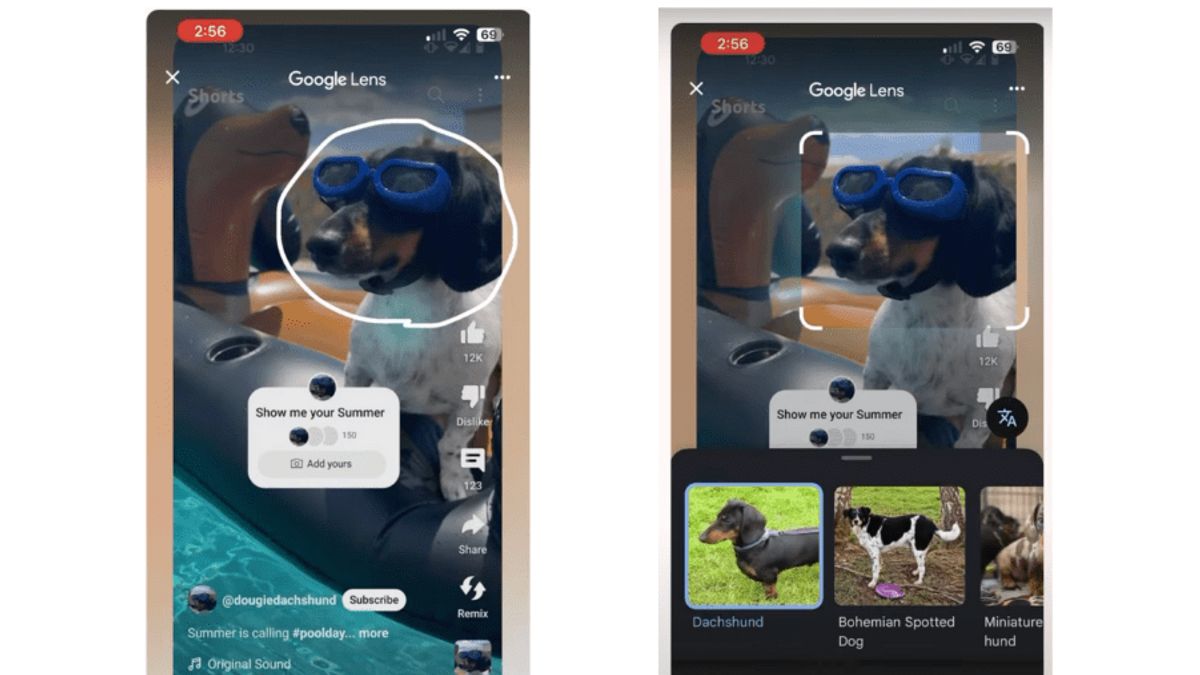 سيختبر YouTube ميزات عدسة Google في القصص القصيرة