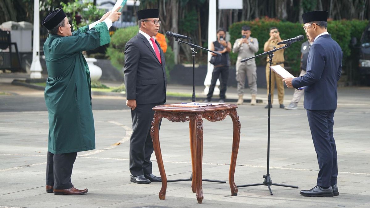 Hery Antasari Lantik Hanafi Sebagai Pj Sekda Kota Bogor