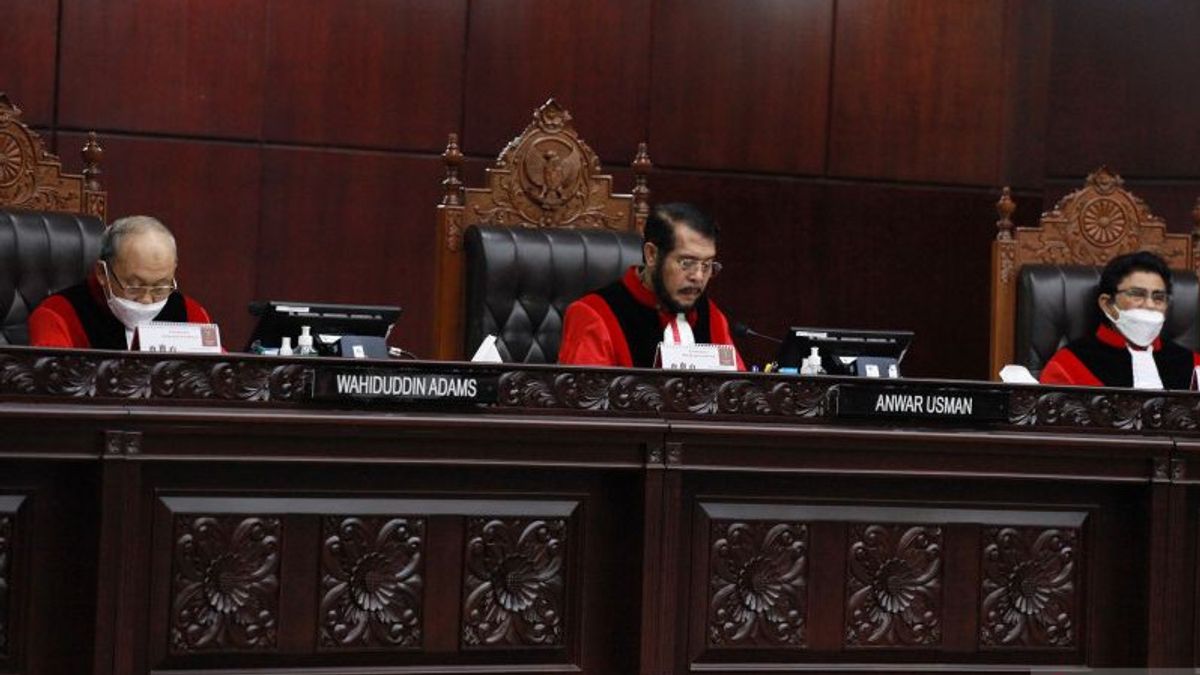 Anwar Usman Terpilih Kembali Sebagai Ketua Mahkamah Konstitusi