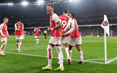 Arsenal ke Puncak Klasemen, Tunggu Laga Liverpool Vs Man City