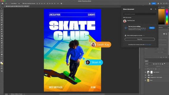 Adobe Uji Fitur Kolaborasi Live Editing di Photoshop