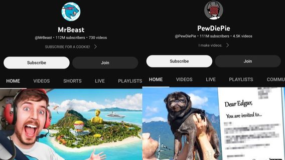 PewDiePie Crown With The Most YouTube Subscribers Successfully Taken By MrBeast