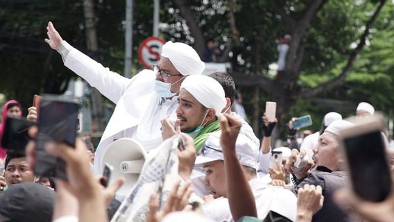 Rizieq ذكرت على ما يرام ، FPI : ليس صحيحا ، انه يستريح