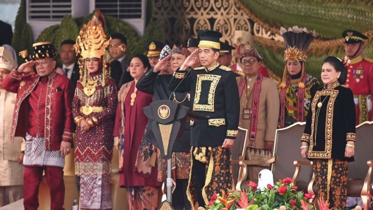 Prabowo Attends RI Anniversary Ceremony At IKN