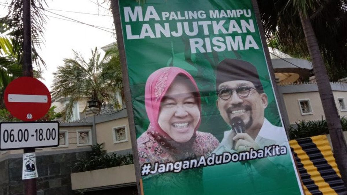 Putra Risma Protests Loudly There Is A Billboard With Her Mother And Cawalkot Surabaya Machfud Arifin