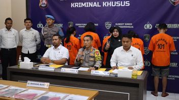 Affiche de sites Web de jeu en ligne, 5 célébrités arrêtés par l’appareil de police de Banten