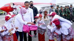 Terharu Bisa Bertemu Langsung Presiden Jokowi, Siswa SDN 015 Balikpapan Selatan Ini Sampai Meneteskan Air Mata