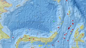 BMKG: 81 Tectonic Earthquakes Shake North Sulawesi Region And Around April 12-18 2024
