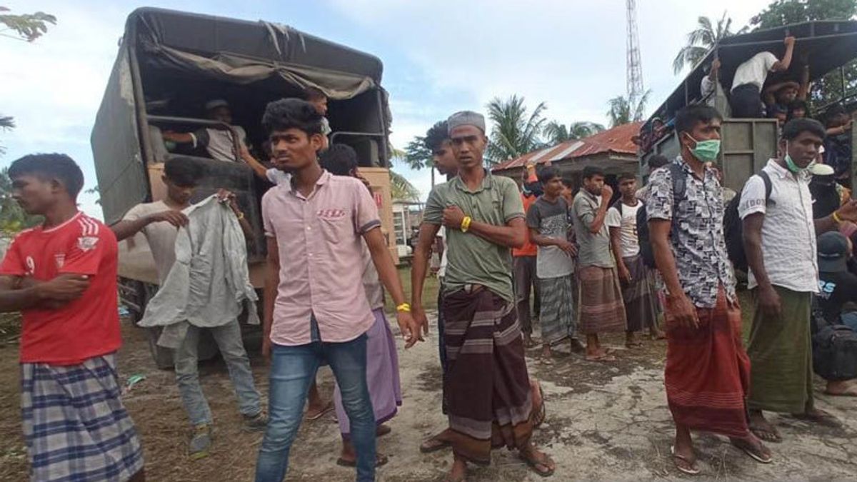 28 Imigran Rohingya Kabur dari Lokasi Pengungsian di Aceh