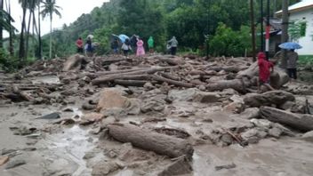 홍수로 인해 Parimo의 Trans Sulawesi Road에 대한 접근이 차단되었습니다.