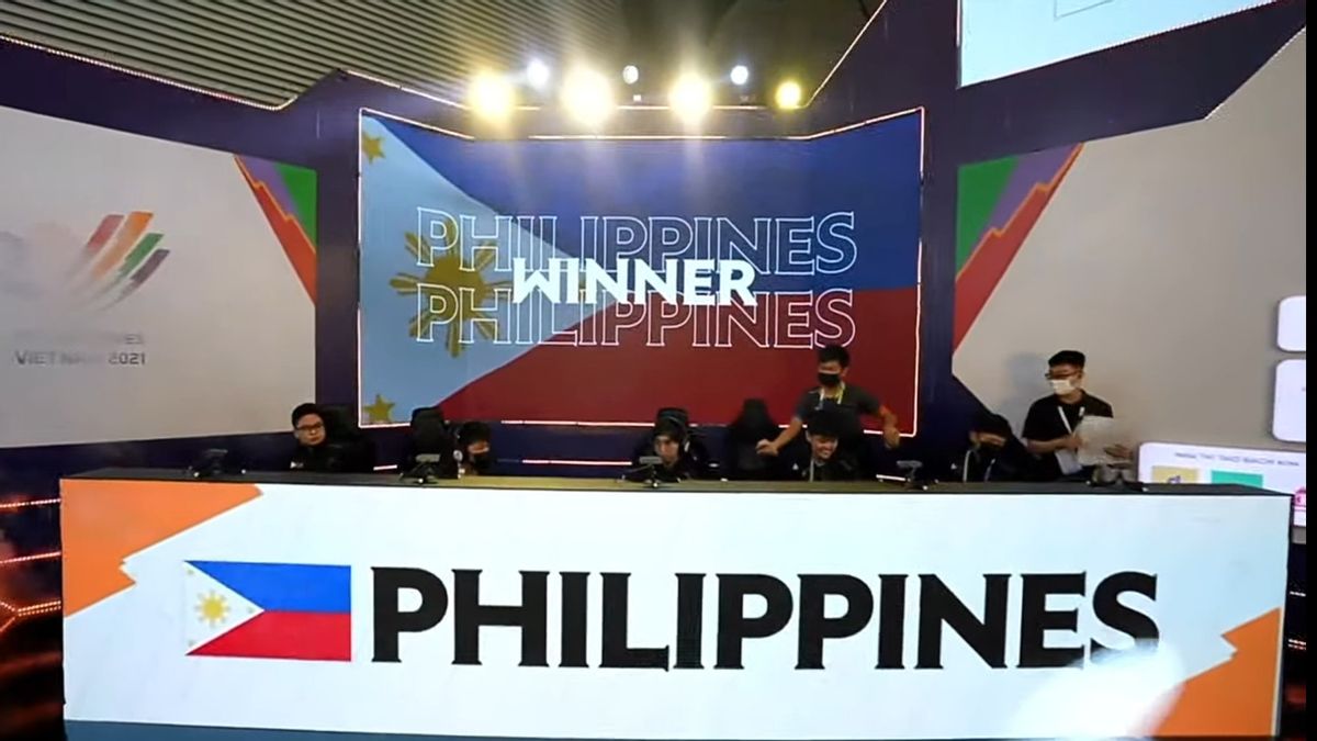 الفوز من سنغافورة ، الفلبين هي أول دولة تدخل نهائي MLBB الكبير في ألعاب SEA 2021