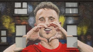 Diogo Jota Diabadikan dalam Mural di Dekat Anfield