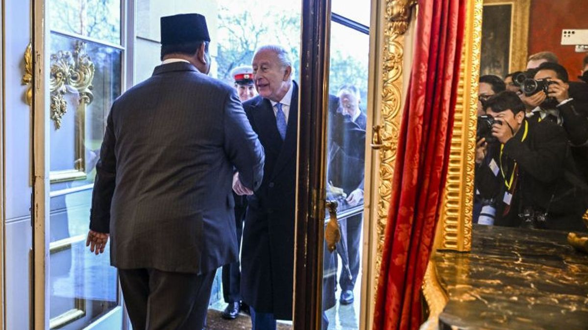 استقبل الرئيس برابوو الملك تشارلز الثالث في لانكستر هاوس