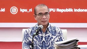KPU Chairman Hasyim Asy'ari About The Ultah Cake From PSI Candidates: I Prepared It Myself