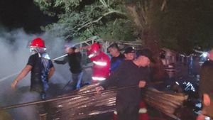 Kebakaran Pasar di OKU Selatan, 5 Kios Pedagang Hangus Terbakar