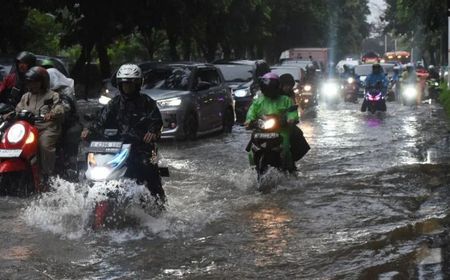 Kamis Pagi, 40 RT di Jakarta Banjir dan 5 Ruas Jalan Tergenang