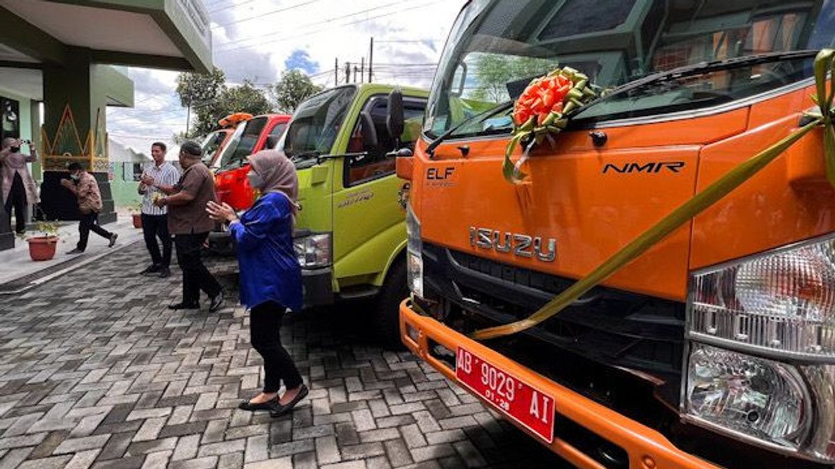 1日35トンの廃棄物、ジョグジャカルタ市政府が42台の稼働中の車を追加