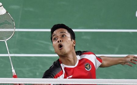 Kerja Keras Ginting Dipatahkan Chen Long di Semifinal Tokyo 2020