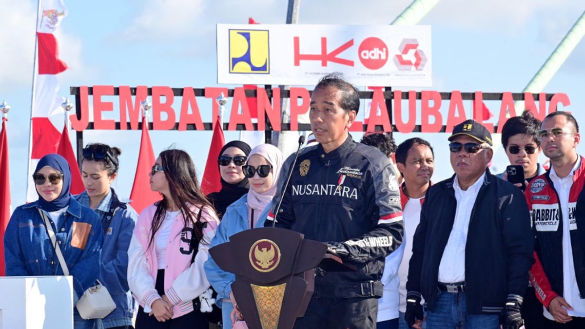 Le pont de l’île de Balang Garapan, principal travail, a été inauguré par le président Jokowi, encourageant la connectivité à IKN