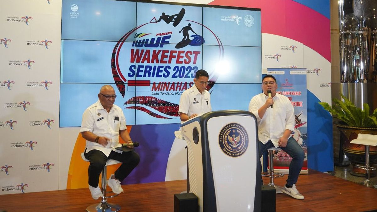 Minahasa Wakefest 2023 World Class Air Sports Competition Held At Lake Tondano