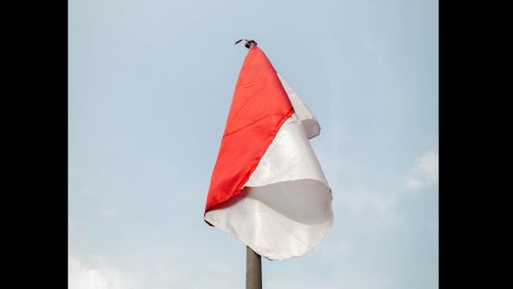 Viral Ibu-ibu Gunting Bendera Merah Putih