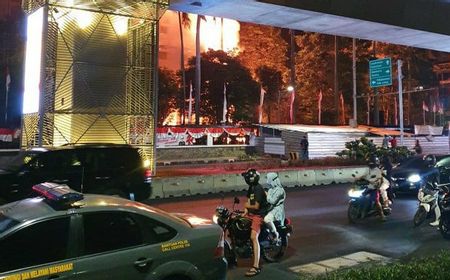 Gedung Kejaksaan Agung Terbakar, Kini 22 Mobil Pemadam Dikerahkan