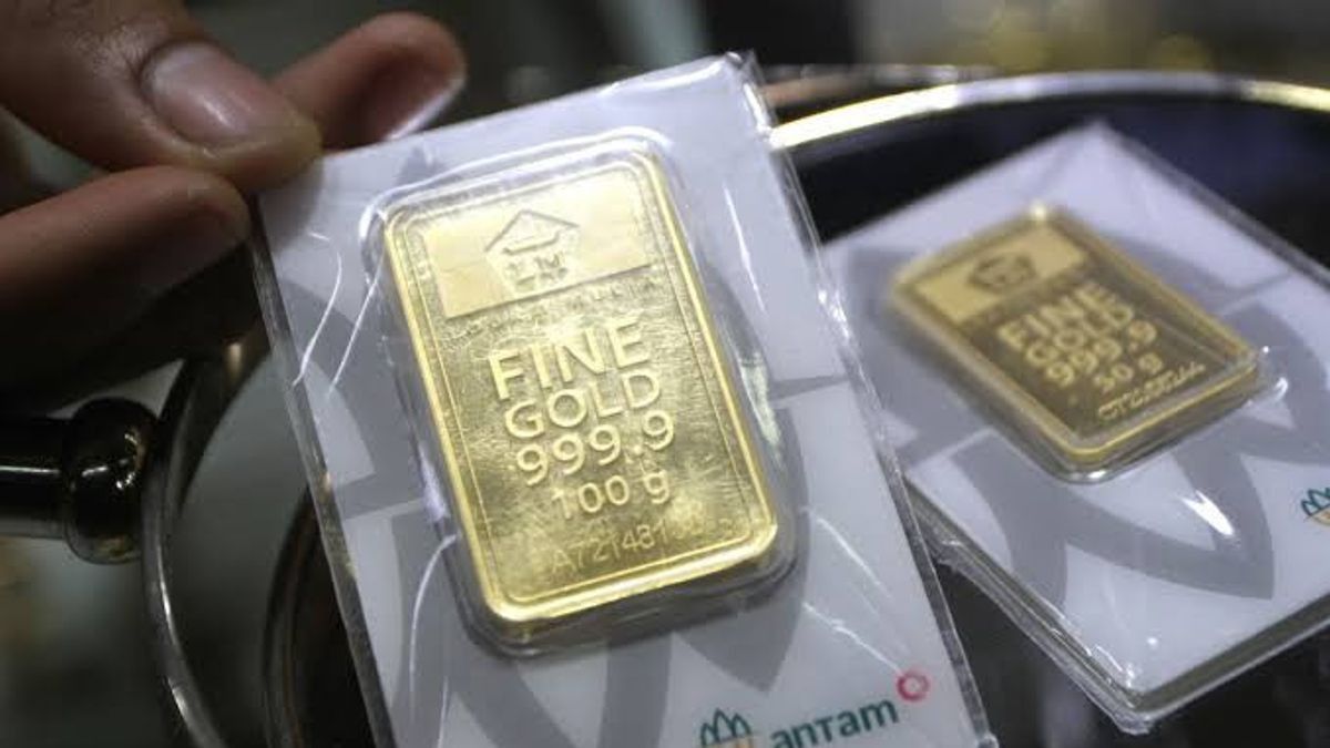 H + 1 Lebaran ، انخفاض أسعار الذهب في البريد التمويلي