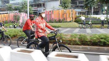 Anies Baswedan's Dreams Until The End Of The Year: Add 101 Km Of Bike Tracks, Add 10 Percent Of Parking Area