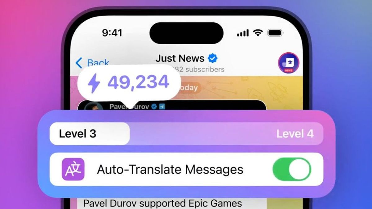 Telegram Hadirkan Terjemahan Otomatis ke Fitur Saluran