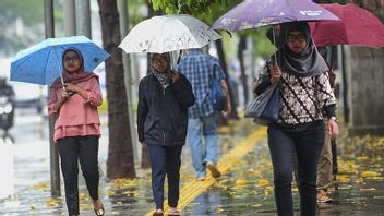 Prêt à un parapluie! Jakarta devrait pleuvoir légèrement à partir de jeudi matin