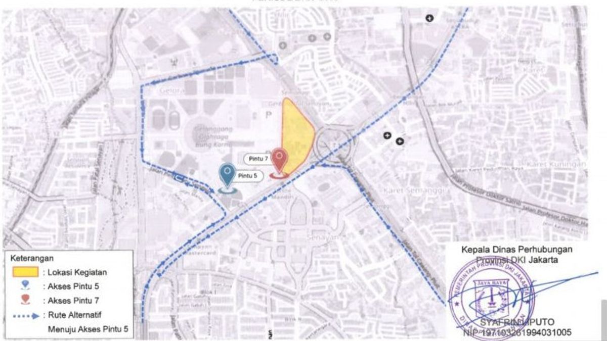 DKIは、2024年ジャカルタ地方選挙の第3回討論会場への特別ルートを準備する