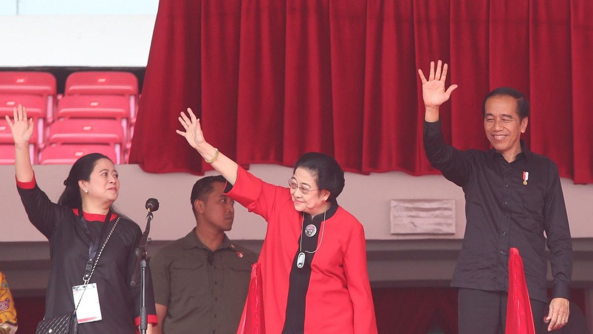 Ada Dua Kali Jokowi Panggil Ganjar Capres Saat Pidato di Puncak Bulan Bung Karno