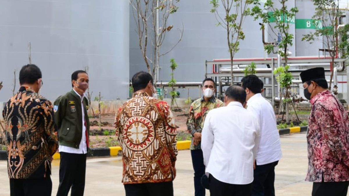 Di Tanah Bumbu Kalsel, Jokowi Resmikan Pabrik Biodiesel Milik Haji Isam: Saya Mau Datang karena di Sini Buka Banyak Lapangan Kerja