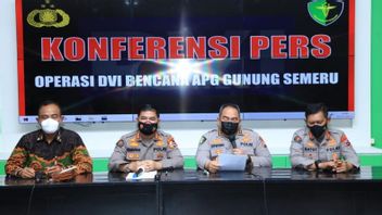 Police DVI Team Receives 30 Bodies Of Victims Of The Eruption Of Mount Semeru