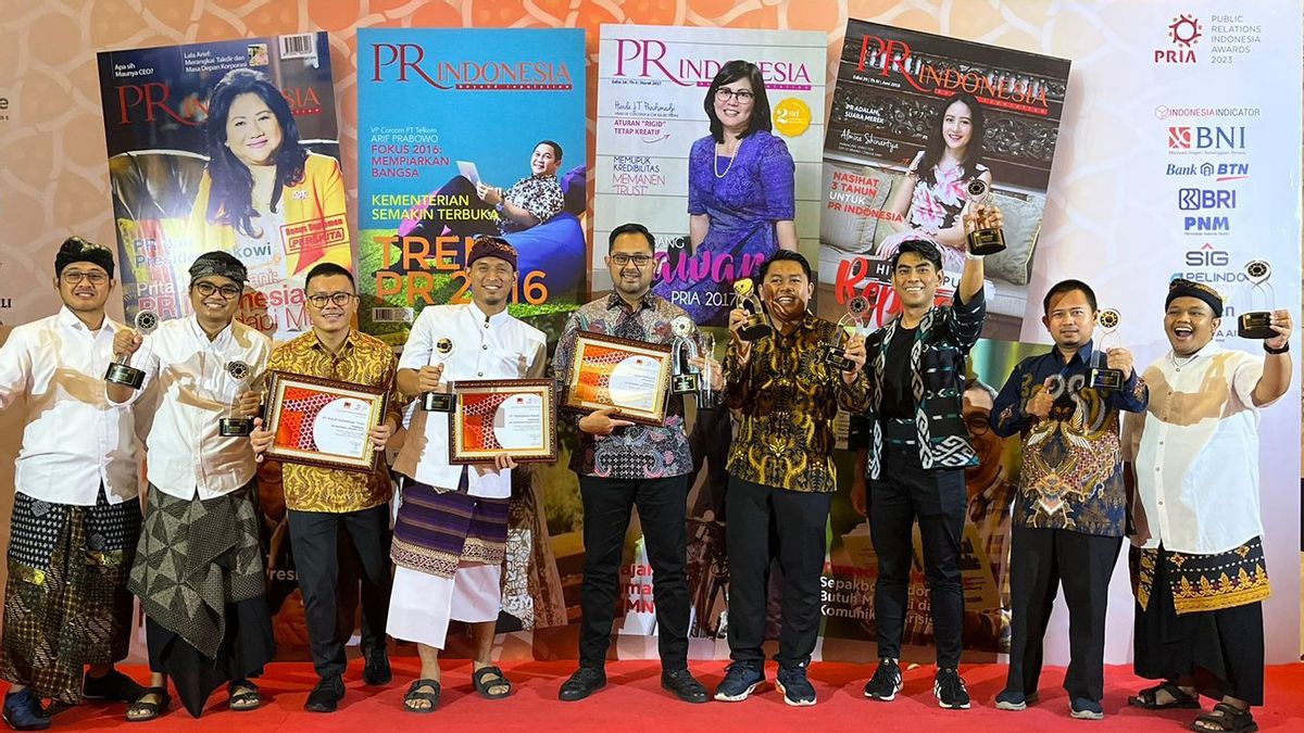 Pupuk Indonesia Wins 16 Awards At The 2023 Public Relation Indonesia Awards Event