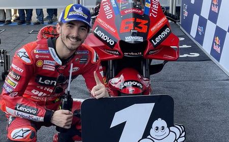 MotoGP Spanyol: Francesco Bagnaia Rebut Pole Position, Mario Aji Start dari Posisi Belakang