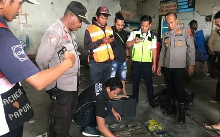 Polres Jayawijaya Papua Gagalkan Penyelundupan 2 Kg Ganja dalam Kotak Speaker Lewat Kargo Pesawat