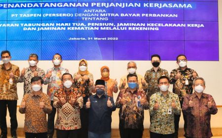 Permudah Layanan Bagi Peserta, TASPEN Tandatangani Kerja Sama dengan 8 Mitra Layanan