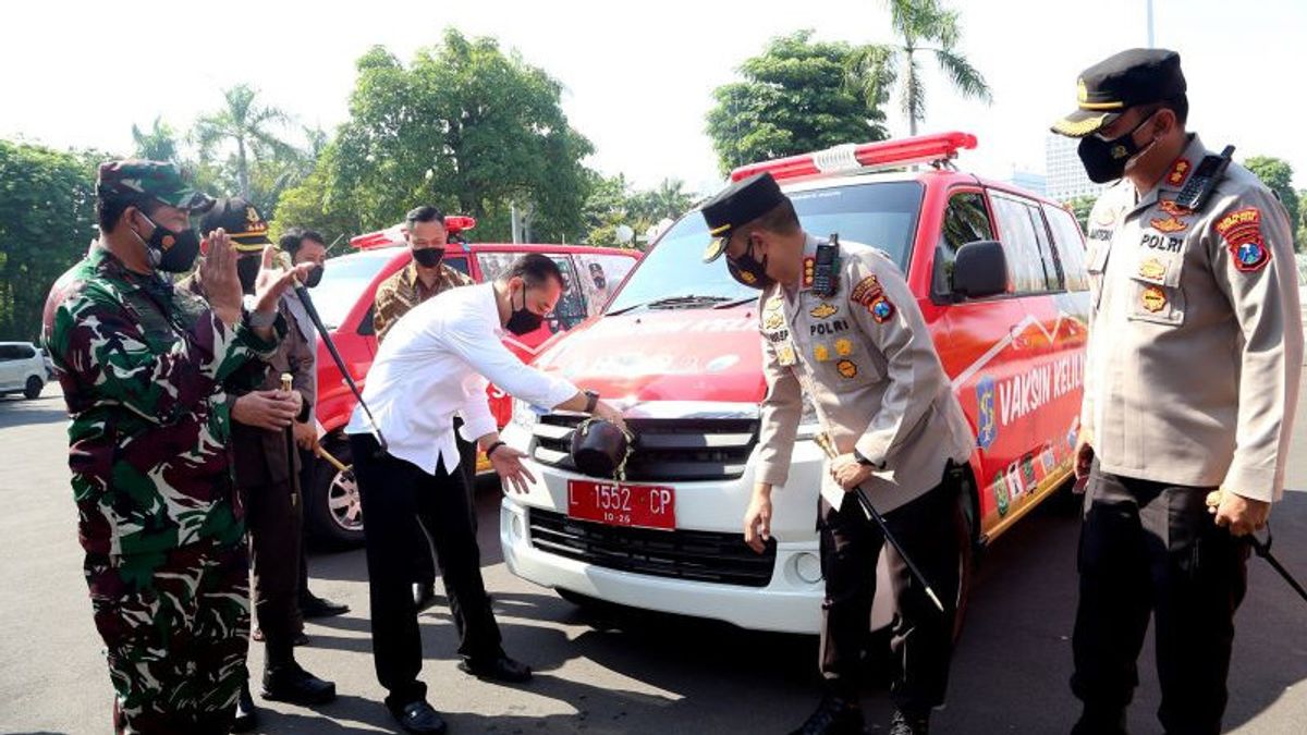 Pemkot Surabaya Luncurkan Mobil Vaksin Keliling, Walkot Eri Cahyadi Bantu Percepatan Vaksinasi Gerbangkertosusila