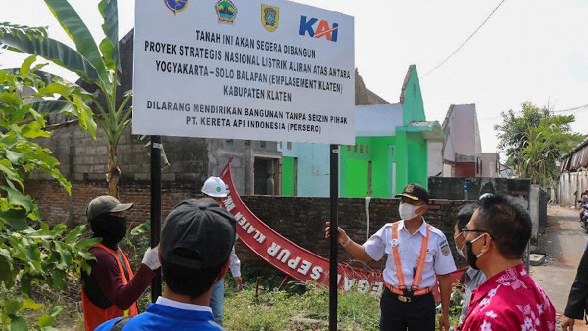 العديد من الأصول التي تشغلها أطراف غير مصرح لها ، تتعاون KAI Daop 6 Yogyakarta مع BPN حتى تقوم الشرطة بالسيطرة