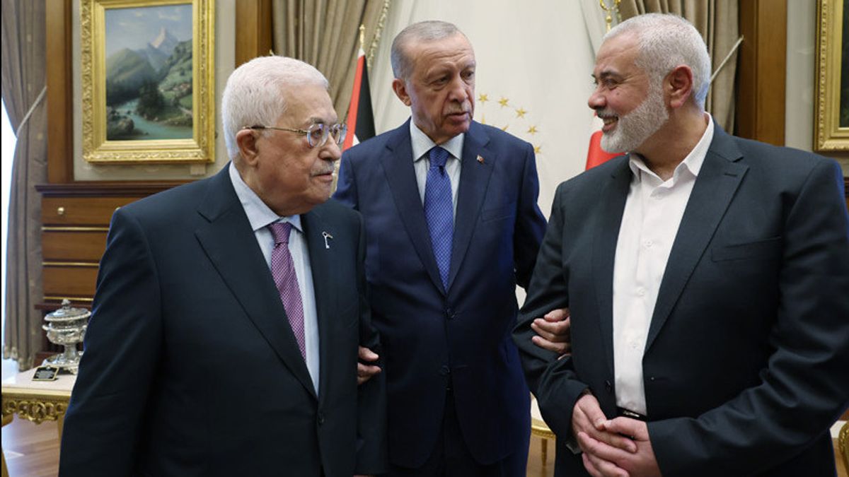 President Erdogan Holds Meeting with Abbas and Haniyeh, Palestinian Factions Agreed on Unity Government This Week?