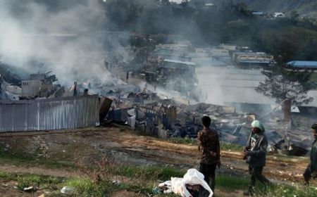 Kebakaran Pasar Lanny Jaya Papua Pegunungan Hanguskan 40 Kios, Polisi Pastikan Tidak Disengaja