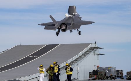 Jet Tempur Siluman F-35 RAF Jatuh saat Operasi di Laut Mediterania, Inggris Gelar Penyelidikan