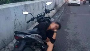 Diduga Mabuk, Pemotor di Tangerang Tidur Flyover Jatiuwung