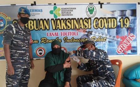 Perintah KSAL Yudo Margono, Lantamal VIII dan Jajaran Gencar Laksanakan Vaksinasi COVID-19