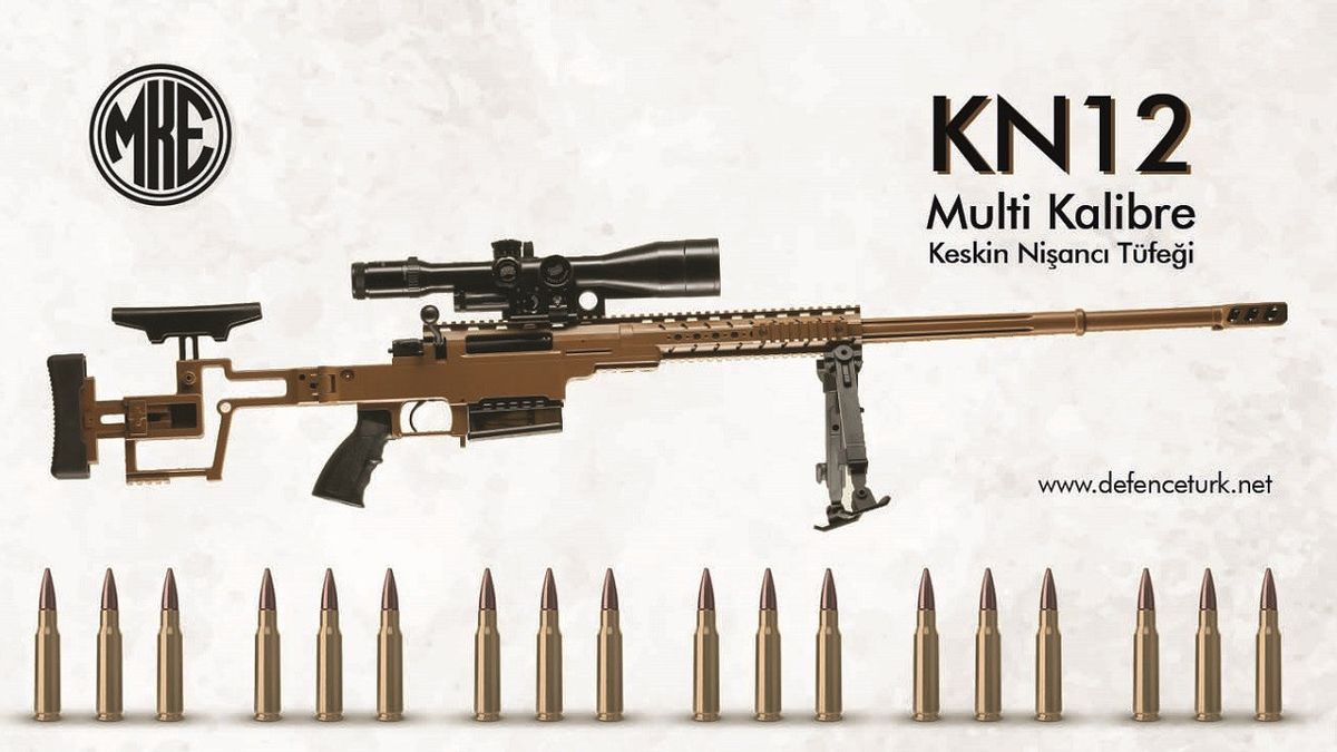 Turkey's 1st multi-caliber sniper rifle to enter inventory this