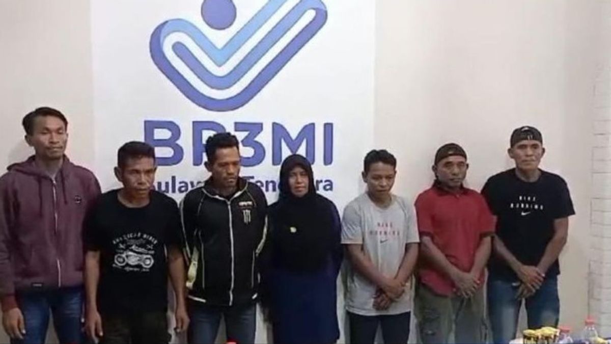 不得不在马来西亚工作,只有护照资本,7名非法PMI Asal Sultra被BP3MI遣返