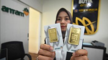 Harga Emas Antam Anjlok <i>Ceban</i> Jelang Akhir Pekan