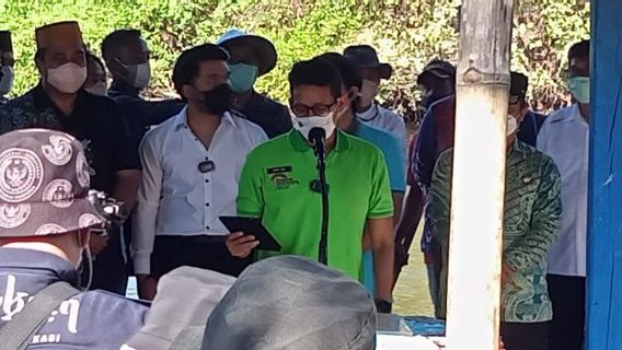 Menparekraf Sandiaga Uno Perkenalkan Desa Wisata Rammang-Rammang ke Dunia