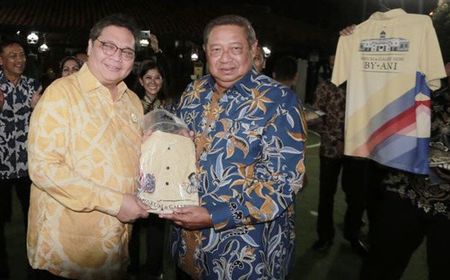 Airlangga Hartarto dan SBY Bersilaturahim di Puri Cikeas untuk Bahas Isu Kebangsaan dan Pilpres 2024